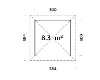 ABRI CONNECT SET 2 - 8.3 m²