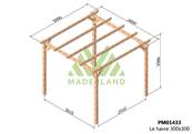 Pergola LE HAVRE 300x300cm