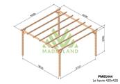 Pergola LE HAVRE 420x420cm