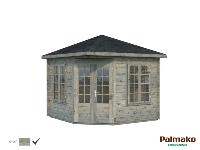 Abri de jardin Pavillon MELANIE 6.9 M²