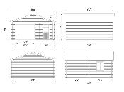 GARAGE PALMAKO ROGER 21.9 + 5.2 M² 44 mm AVEC PORTE SECTIONNELLE