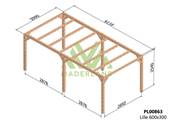 Pergola LILLE 600x300cm