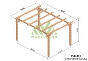 Pergola VILLEURBANNE 400x300cm