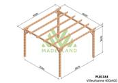 Pergola VILLEURBANNE 400x400cm