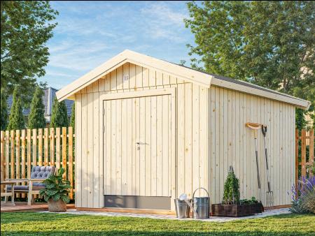 Abri de jardin bois Palmako Martin 8,4 m² – Panneaux 18 mm avec plancher