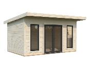 Studio de jardin bois Aurelia 12,7 m² 44 mm – Palmako