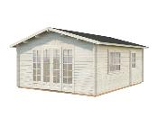 Abris de jardin IRENE  23.9 m² en 44mm avec plancher