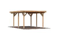 Carport en Bois Karl 11.7m²