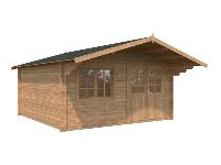 Abri de jardin BRITTA 17,5 m² en 40 mm