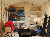 Abri de jardin bois Palmako NILS 5,4 m² – Panneaux 16 mm – Toit double pente