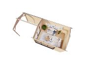 Studio de jardin bois Amanda 11,2 + 7,8 m² Slide Palmako 44 mm
