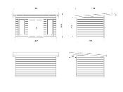Studio de jardin bois Aurelia 12,7 m² 44 mm – Palmako