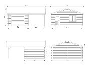 Garage bois Palmako ROGER 19,0 + 16,2 m² – 44 mm avec porte sectionnelle