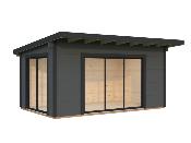 Chalet Bois Grace 14.1m² Slide Plus - 56mm - Votre Espace de Vie Extérieur Idéal