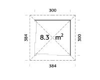 ABRI CONNECT SET 4 - 8.3 m²