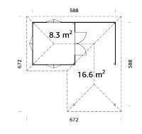 ABRI CONNECT SET 5 - 24.9 m²