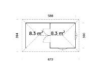 ABRI CONNECT SET 9 - 16.6 m²