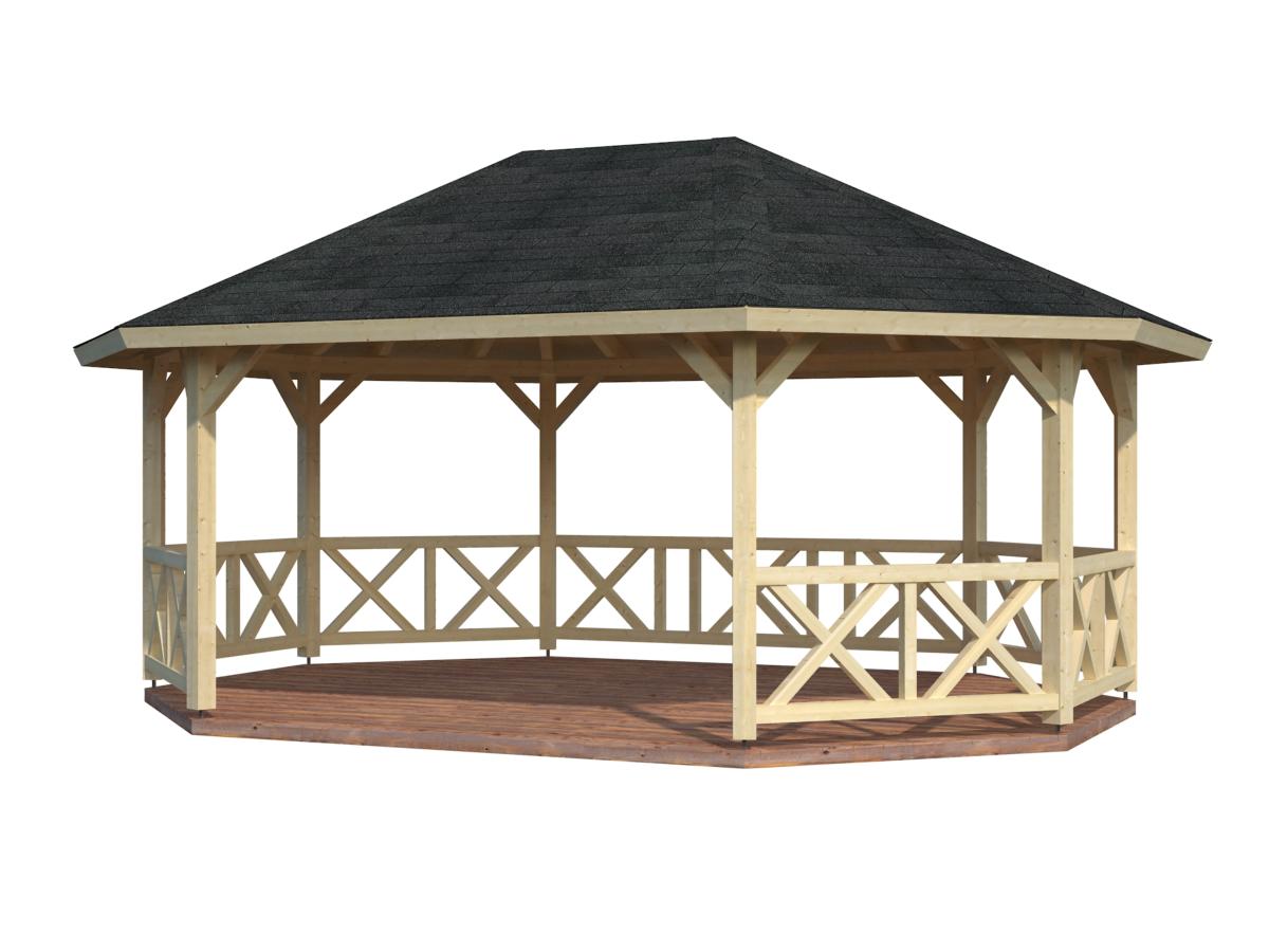 Kiosque - Gloriette BETTY 10 m² Kiosque - Gloriette BETTY 10 m²