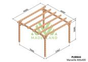 Pergola MARSEILLE 400x400cm