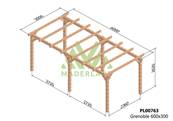 Pergola GRENOBLE 600x300cm