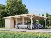 CARPORT KARL 40.6 M� avec ANNEXE 10.9 M�