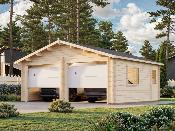 GARAGE PALMAKO ROGeR 28.4 M² 44 mm AVEC PORTE SECTIONNELLE