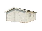 GARAGE PALMAKO ROGER 27.7 M² 70 mm AVEC DOUBLE PORTE EN BOIS