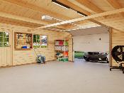 GARAGE PALMAKO ROGER 27.7 M² 70 mm AVEC PORTE SECTIONNELLE