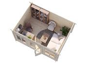 Abris MonoPente LISA 11.5 m² avec plancher