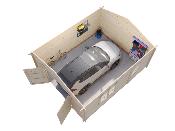 GARAGE PALMAKO ROGER 23.9 M² 44mm AVEC DOUBLE PORTE EN BOIS