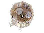 Abri de jardin Pavillon VERONICA 2- 6.7 M²