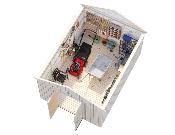 Abri de rangement bois MARTIN 13,6 m²