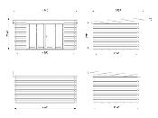Abri MonoPente LEA 14.2 m² Bifold avec plancher