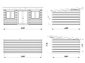 Studio de jardin Palmako Lisandra 19,4 m² bois naturel non traité