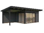 Chalet de jardin Andrea 11,2 + 7,9 m² Slide Plus : Spacieux, Coulissant et Personnalisable