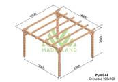 Pergola GRENOBLE 400x400cm