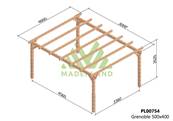Pergola GRENOBLE 500x400cm