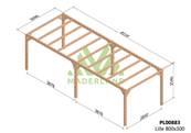 Pergola LILLE 800x300cm