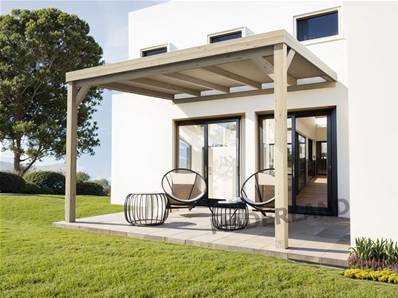 Pergola avec toit REIMS 300x300cm