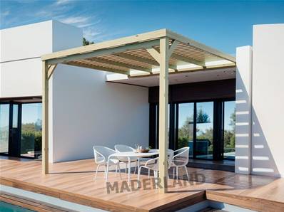 Pergola avec toit MONTPELLIER 600x300cm