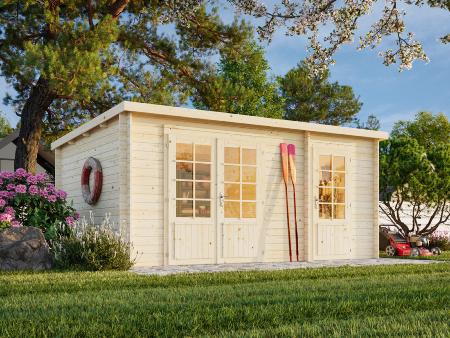 Abri de jardin bois ELLA 13,1 m² – Palmako – Madriers 28 mm