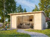 Studio de jardin Palmako Ines 13,7 m² – 44 mm