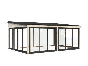 Jardin d’hiver bois Palmako LUMI 23,3 m² 