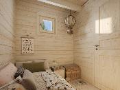Chalet Bois Kendra 18,4 m² - Madriers 70mm, Double Vitrage - Qualité Nordique