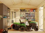 Abri de jardin bois Jari 14,5 m² – 28 mm – Palmako