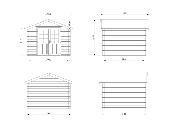 ABRI DE JARDIN LOTTA 7.3 m² en 28 mm