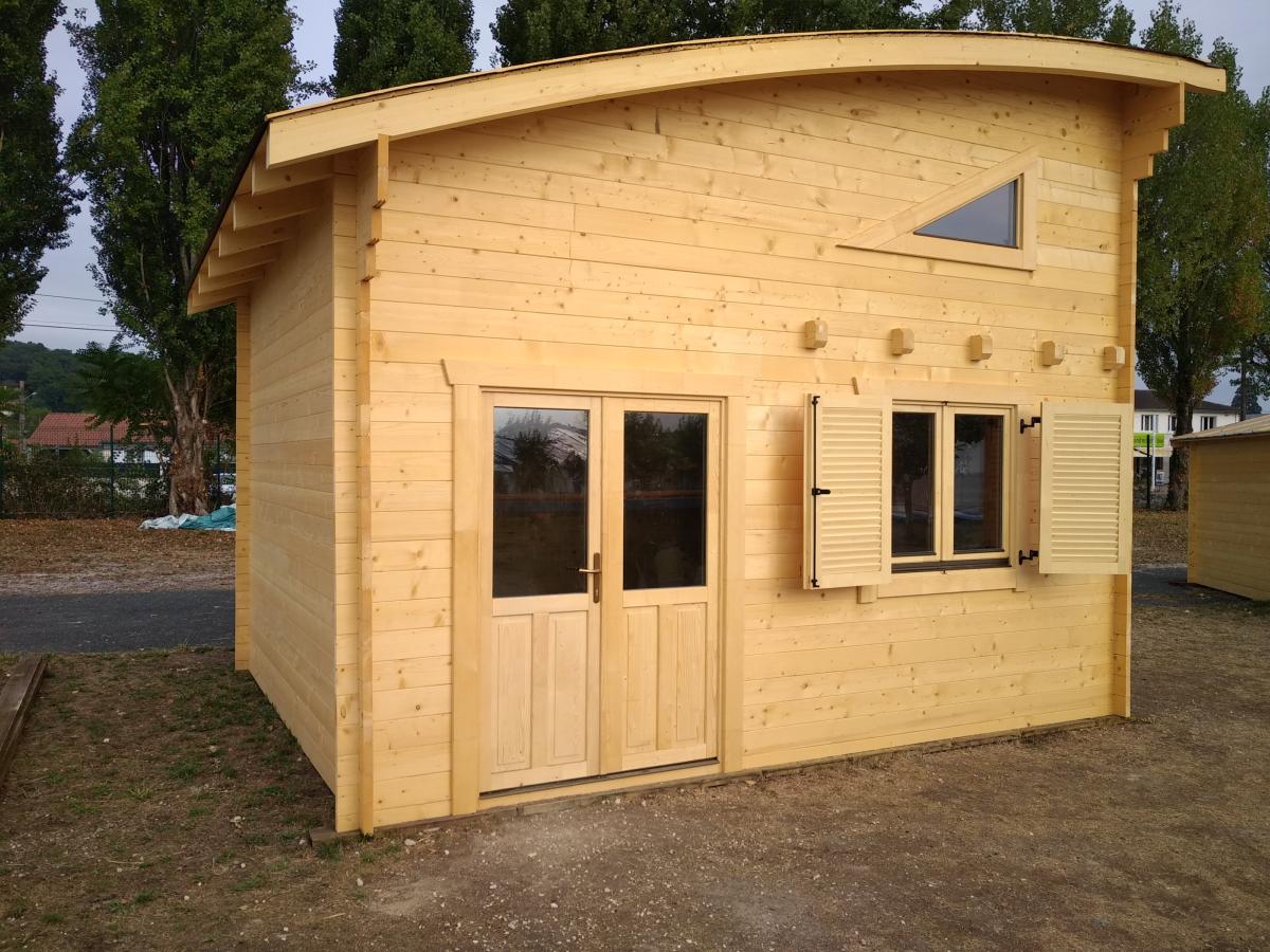 Chalet Bois En Kit 20m2 Habitable Avec Mezzanine Maison Bois 20m2 Avec Mezzanine | Ventana Blog