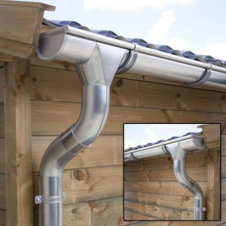 Gouttière ZINC - Kit complet pour toit a deux versants