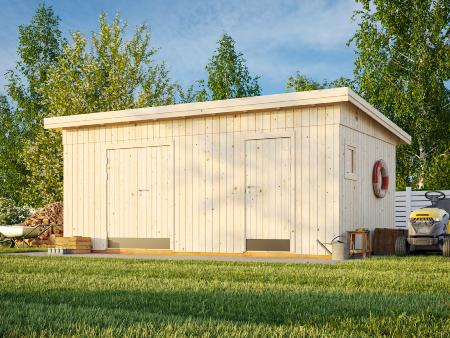 Abri de rangement bois KALLE 16,9 m² Palmako – Toit monopente