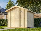 Abri de jardin bois Palmako NILS 5,4 m² – Panneaux 16 mm – Toit double pente